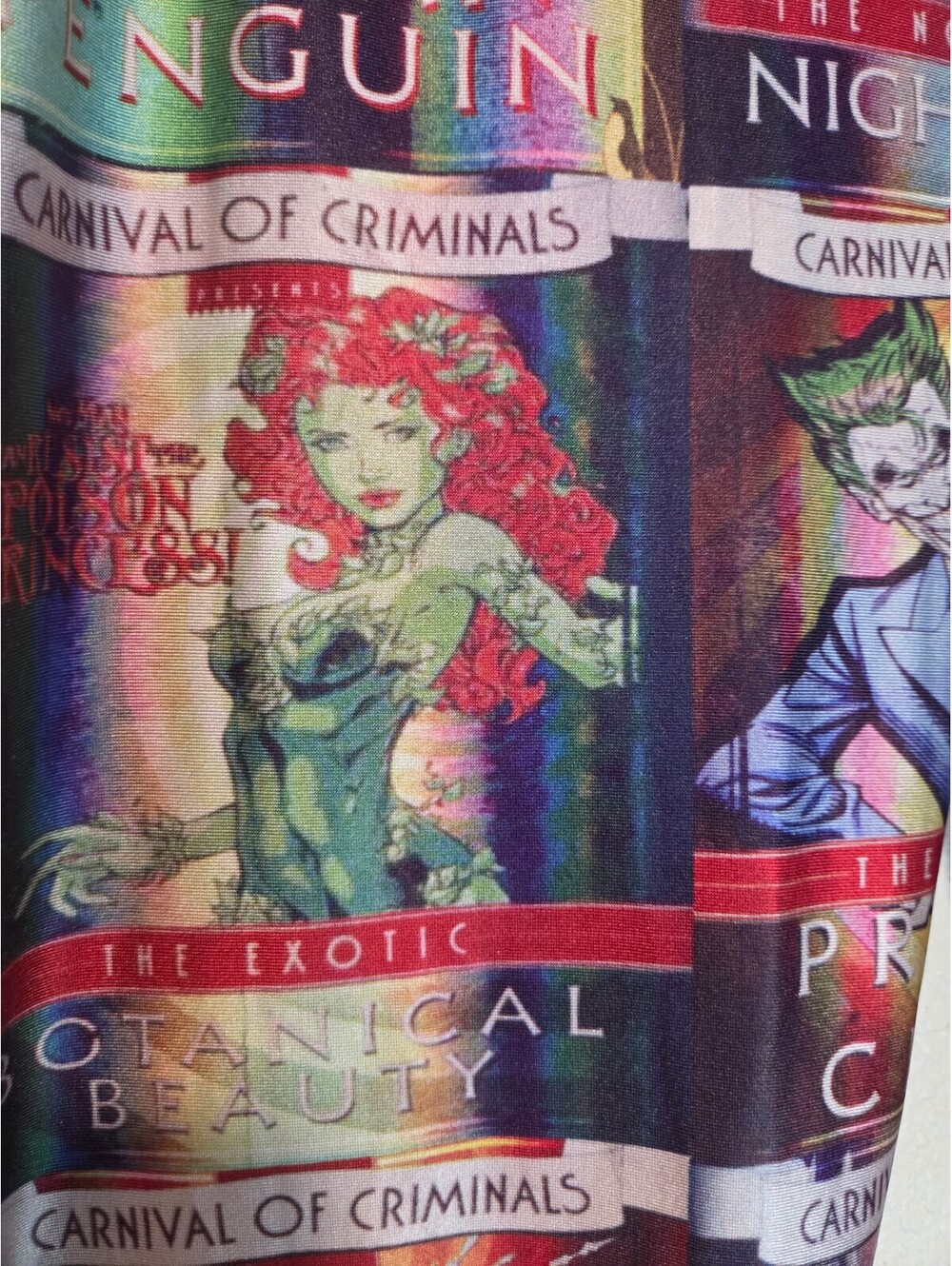 Carnival of Criminals Themed Graphic Leggings, S - Picture 2 of 3